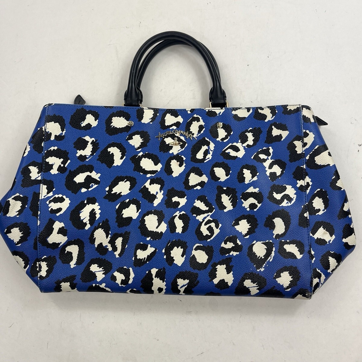 【極美品】Vivienne Westwood✩.*˚ Leopard Bag Vivienne Westwood Anglomania Blue Animal Print Leopard Purse