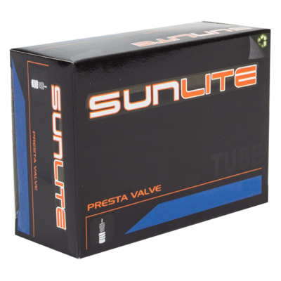 Sunlite 6-Pack Bicycle Inner Tubes - 700x18-23c Size, Presta Valve 32mm For Road & Fixed Gear Bikes