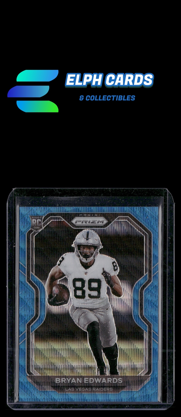 2020 Panini Prizm #373 Bryan Edwards Prizm Blue Wave #/199