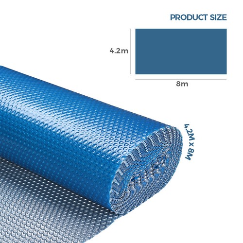 Groverdi Pool Cover 500 Micron Swimming Pool Cover Solar Blanket 8M x 4.2M - Picture 8 of 9
