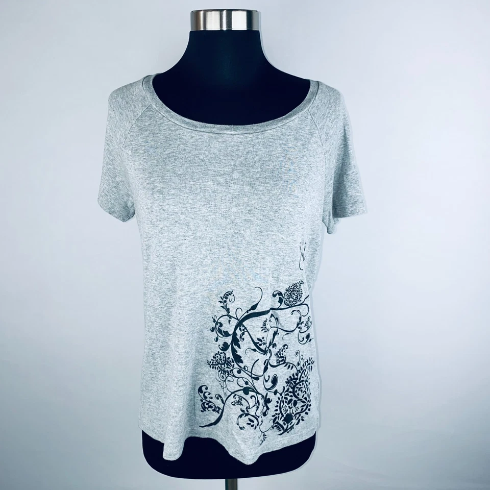 Camiseta SB Active Mujer Gris Bohemio Manga Corta Camiseta Activa Boho M Foto 2 de 4