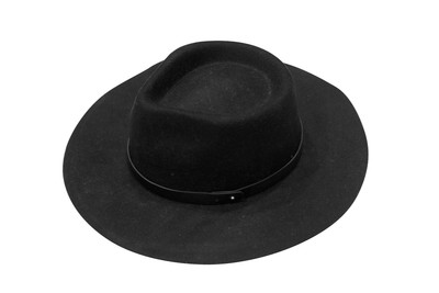 Lack of Color Women\'s Classic Black Wool Felt Fedora Prism Hat MEDIUM 57 CM Lack of Color Midnight Muse Wide Brim Hat – FIVE AND DIAMOND main image 3
