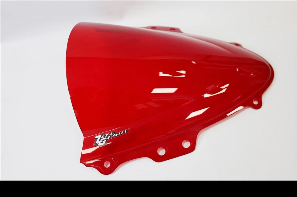 Suzuki GSXR600 / GSXR750 K4-K5 2004 - 2005 Zero Gravity Double Bubble Screen Red - Image 4 of 4