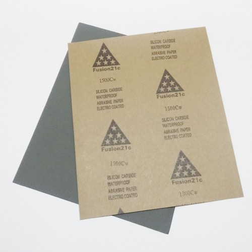 Hojas de papel de lija abrasivo impermeable de papel de lija húmedo y seco 800-4000 grano - Imagen 7 de 10