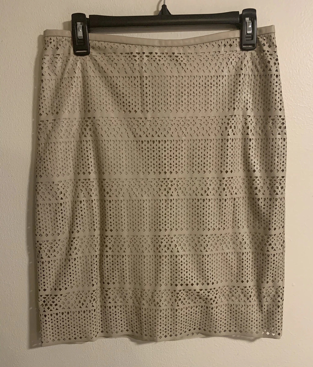 Calvin klein faux leather pencil skirt cheap