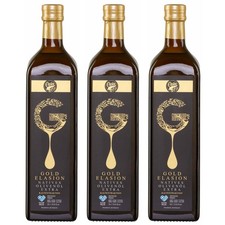 Elasion Gold Olivenöl 0,3% aus Kreta 3x 1,0l Flasche | Griechisches Olivenöl 