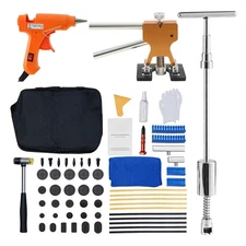 Uimoso 61PCS Car Dent Puller Repair Kit Paintless Hail Damage Removal Tools