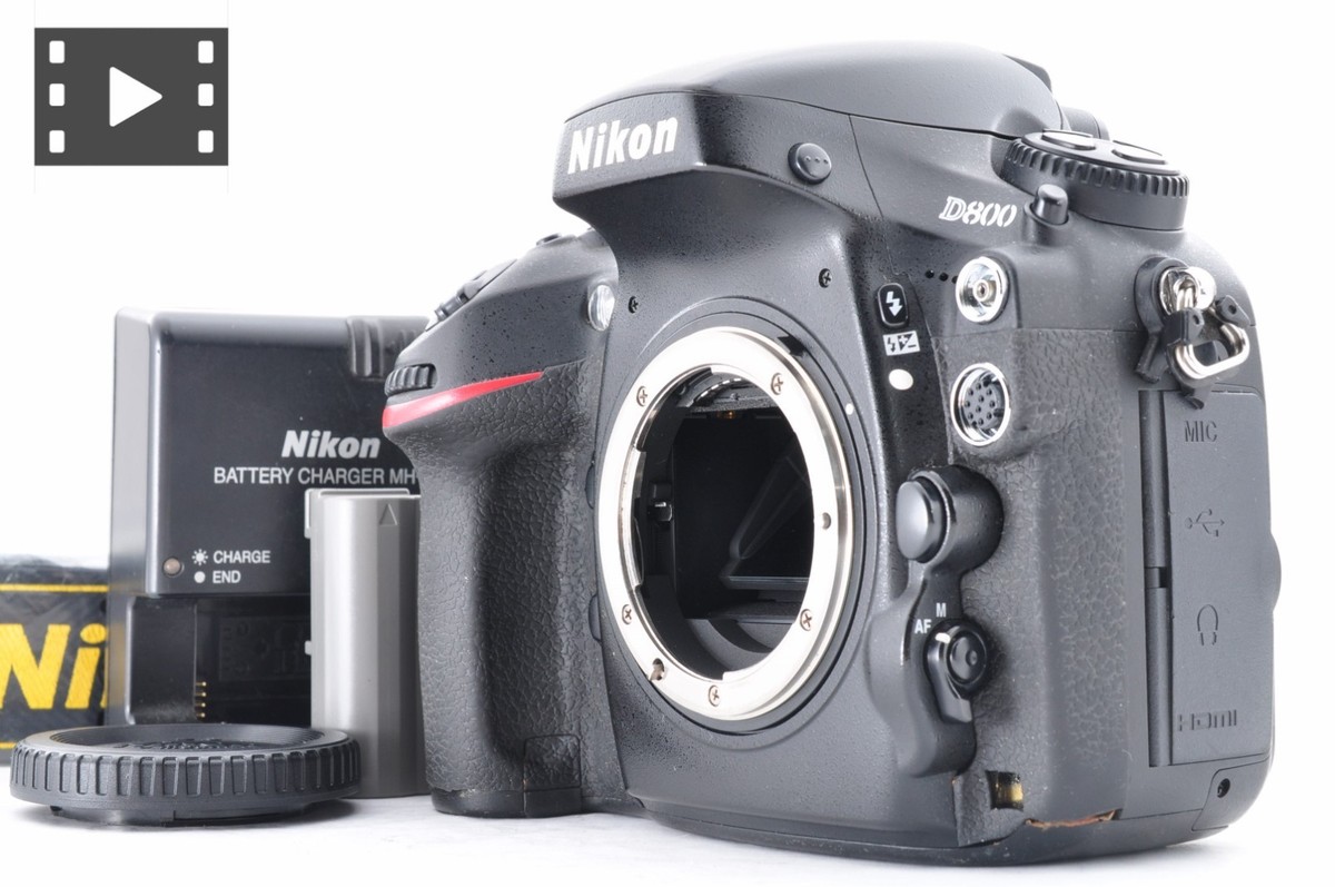 Exc+5 w/Strap] Nikon D800 Full Frame DSLR Camera Body From