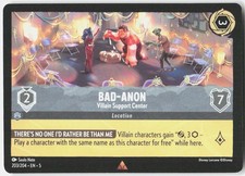 Bad Anon Villain Support Center 203/204 Shimmering Skies Disney Lorcana