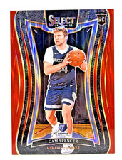 Cam Spencer 2024-25 Select #389 Mezzanine Rookie RED FLASH PRIZM RC /299