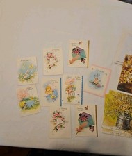 Lot Of Assorted Vintage Note Cards With Envelopes 21 Total