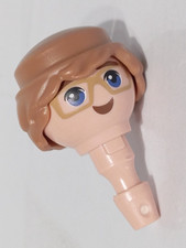 PLAYMOBIL KOPF BRILLE PERÜCKE BRAUNE HAARE LEHRER ERFINDER ENTDECKER MEISTER