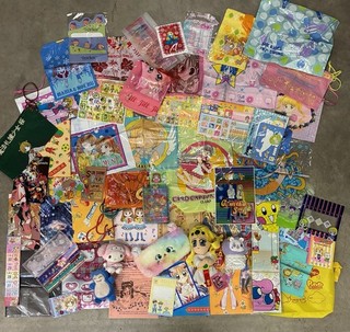 Vintage Anime School Lot Pokemon Sticker Pencils Sailor Moon Sanrio Hello Kitty