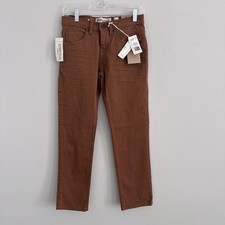 Evolution In Design Boys Slim Fit Jeans Size 16 Brown Stretch Denim NWT