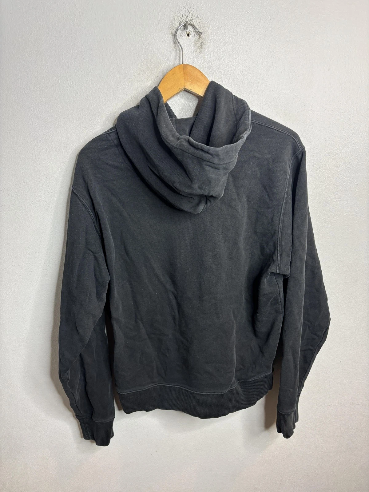 Kenzo Felpa con Cappuccio Uomo Media Nera Blu Tigre Ricamata Paris Pullover Felpa