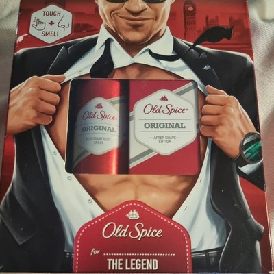 NEU UND VERPACKT Old Spice The Legend Geschenkset - Aftershave & Deodorant