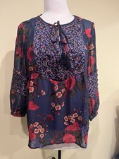 Daniel Rainn Women’s Floral Blouse W/ Tank Under - Size S - NWT