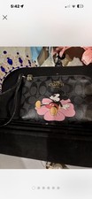 Coach Disney Signature C Mickey Mouse Wristlet how To Find Adorable