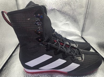 Adidas Box Hog 4 Boxing Size 8 Shoes Black Red 