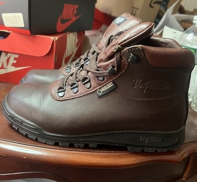 Vasque Skywalk Gore-Tex Hiking Boots Men 8.5M burgundy Brown Leather 