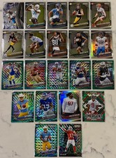 2025 SILVER GREEN WAVE PRIZM ROOKIE LOT X21 JOSH ALLEN OMARION HAMPTON EGBUKA RC