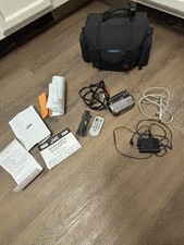 JVC Everio GZ- MG330HU Hybrid 30GB 34X Opt with Battery, Charger, Case, and More