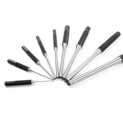 Toolzone Pin Punch Set 9-piece Hand Tools Mechanical Metal Hole Drills Punch