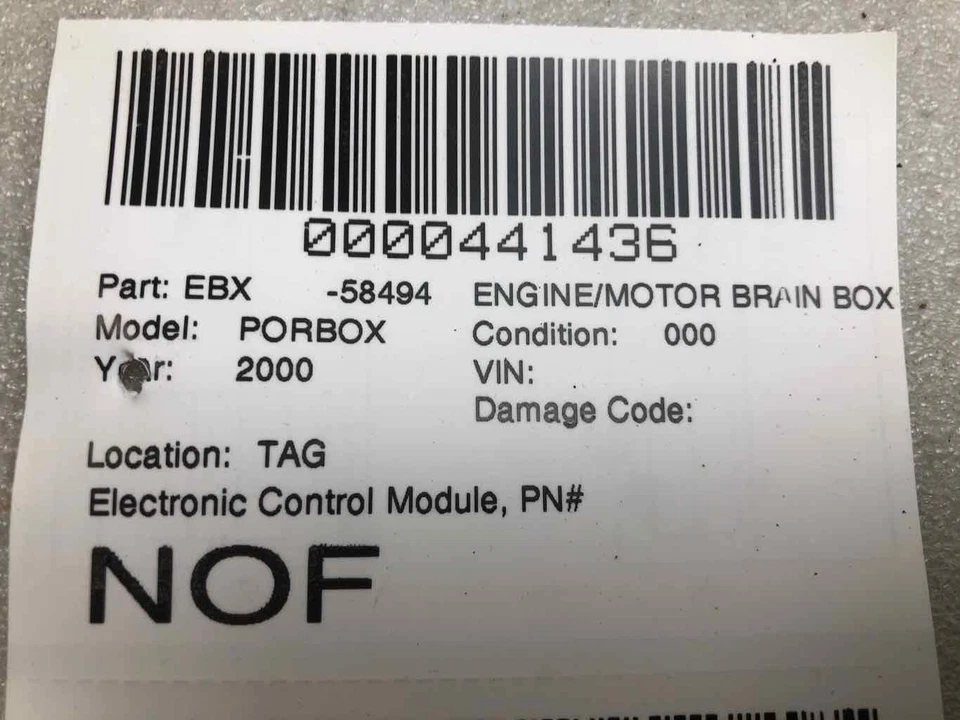 Электронный модуль управления 2000-2002 PPORSCHE BOXSTER - 99661860500 OEM - Изображение 4 из 4