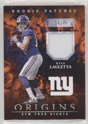 2018 Panini Origins Rookie Patch Orange 56/75 Kyle Lauletta #RP-22 Patch RC gn1