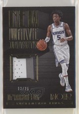 2017-18 Panini Noir New Wave Jerseys Prime 13/25 De'Aaron Fox #NW-DF 1y8