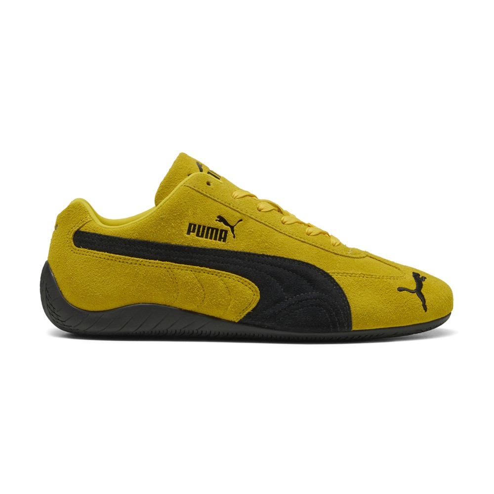 PUMA Speedcat Og Lace Up  Mens Yellow Sneakers Casual Shoes 39884619