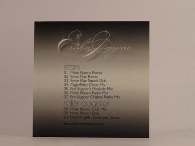 ERIKA JAYNE STARS (478) 10 Track Promo CD Album including Picture Sleeve 
