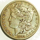 1884-S Morgan Silver Dollar CR-19