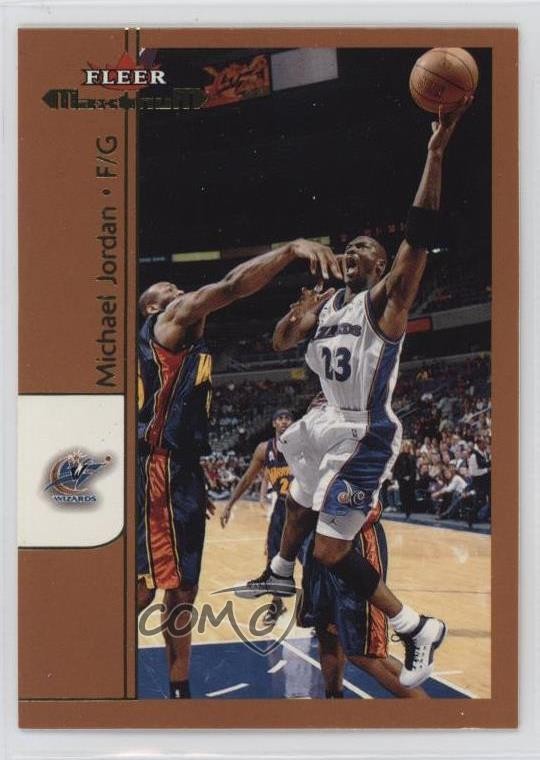 2001-02 Fleer Maximum Michael Jordan #165 HOF 8y6