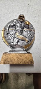 football trophy - Motion Xtreme Resin - Silver and Gold