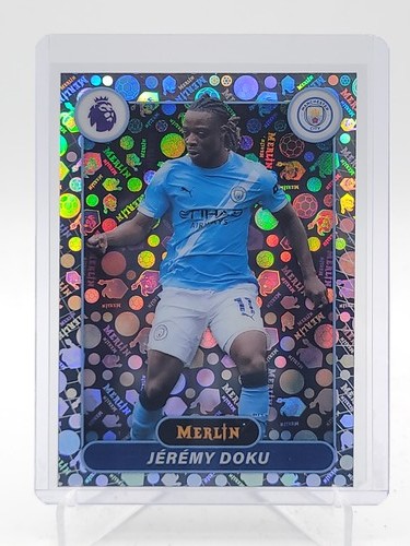 JEREMY DOKU 2026-27 TOPPS MERLIN CHROME VINTAGE #127 MANCHESTER CITY Q2754