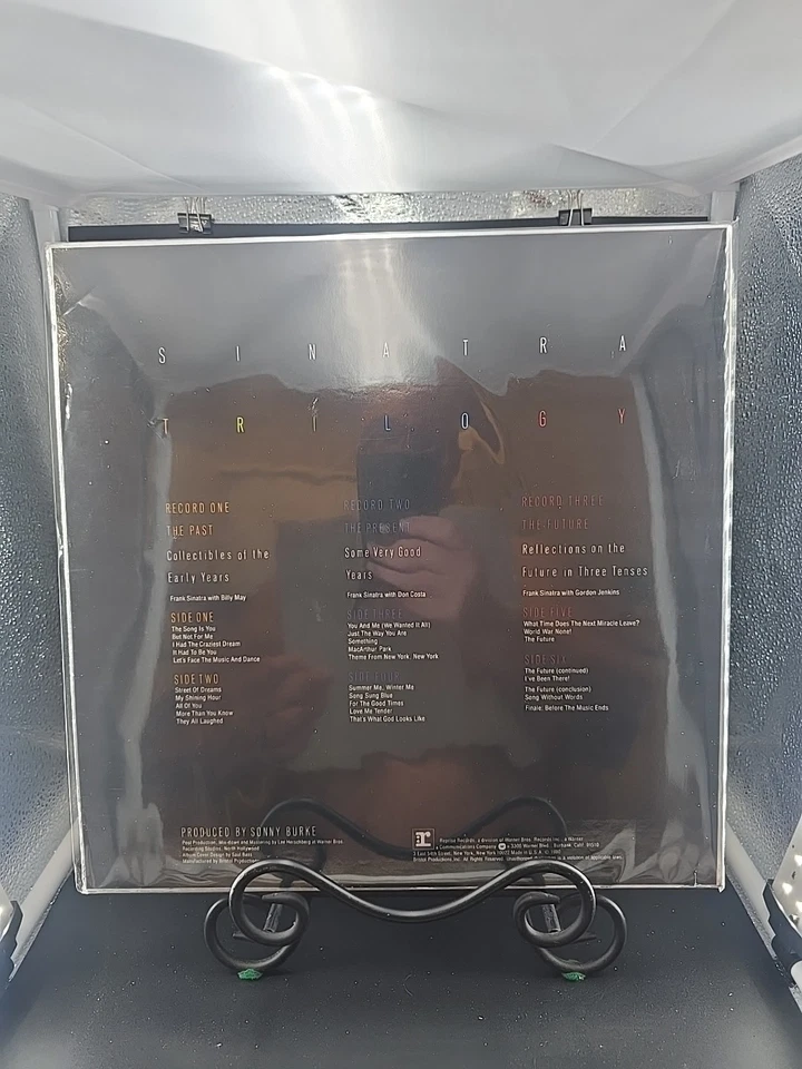 Frank Sinatra Trilogy Past Present Future 1980 OG 3LP LA Pressing NM/NM - Image 2 of 4
