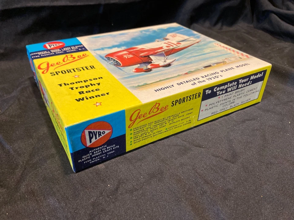 1/32 PYRO Gee-Bee Sportster  Thompson Trophy Racer complete and Vintage 1958 - Image 2 of 4