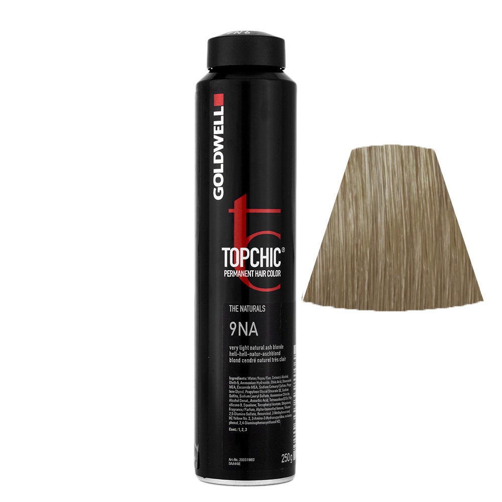 Goldwell Topchic Hair Color (Can) 9NA Very Light Natural Ash Blonde 8.6 oz