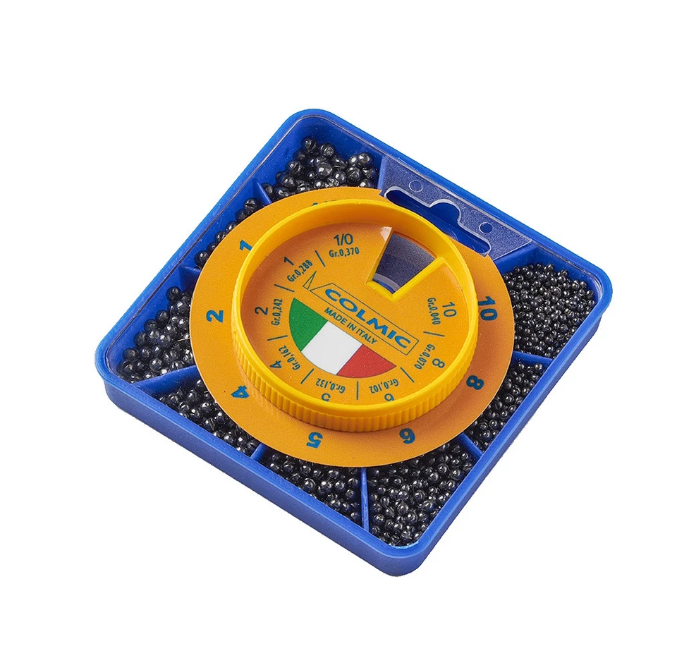 Mascotte piombo Colmic Sile gr 200 pallini spaccati 10-8-6-5-4-2-1-1/0 - Immagine 3 di 3