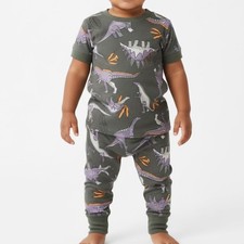 Carter's Green Dinosaur Pajama Set