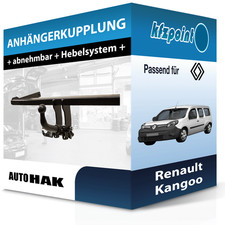 Für Renault Kangoo 02.2008-04.2013 AUTO HAK Anhängerkupplung abnehmbar neu