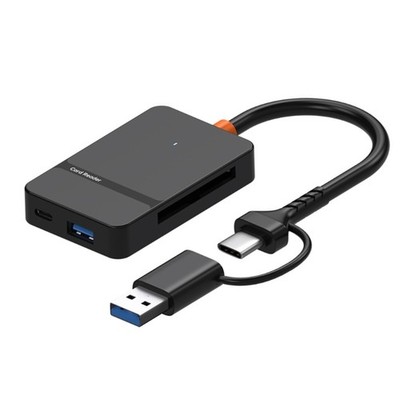 Portable Multiple Card OTG Reader USB Type C and A Connectors for Digital