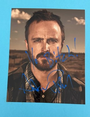 Aaron Paul  -   Breaking Bad   -  signed, original Autogramm YO BITCH