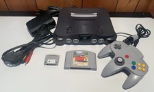Nintendo 64 N64 Console Bundle Oem Memory Card Cruisin USA Excellent Condition