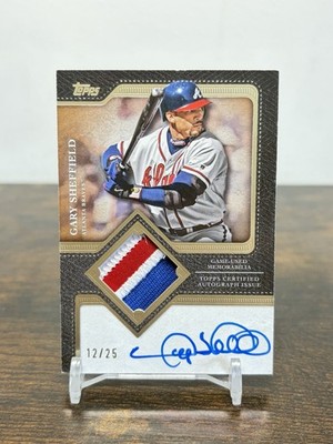 2025 Topps Flagships Gray Sheffield Auto Patch /25