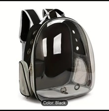 Pet Portable Carrier Backpack Space Capsule Travel Dog Cat Bag Transparent US