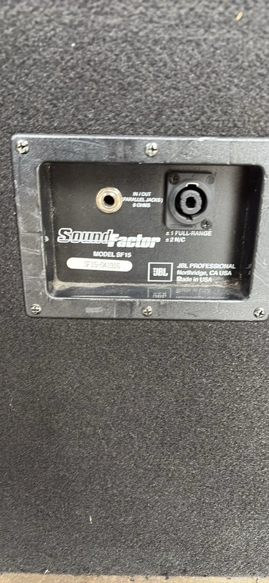 JBL SF15 Soundfactor SR Speaker (15 in., 2-Way) | eBay