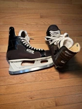 BAUER SuperSteel Custom Pro Ice Skates Like New Never Used Never Worn