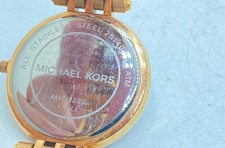 Michael Kors Darci MK3220 Women's Gold Tone Watch Mother of Pearl Dial 39mm